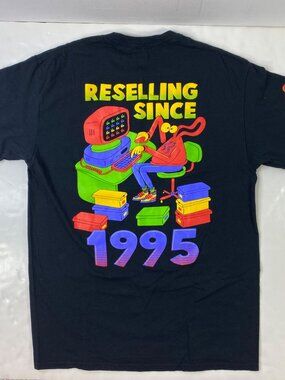 Sneaker Con Selling Since 1995 eBay Staff Black T-Shirt eBayana Medium
